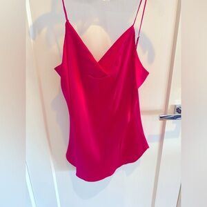 Cinq a Sept Marta silk cowl neck tank top